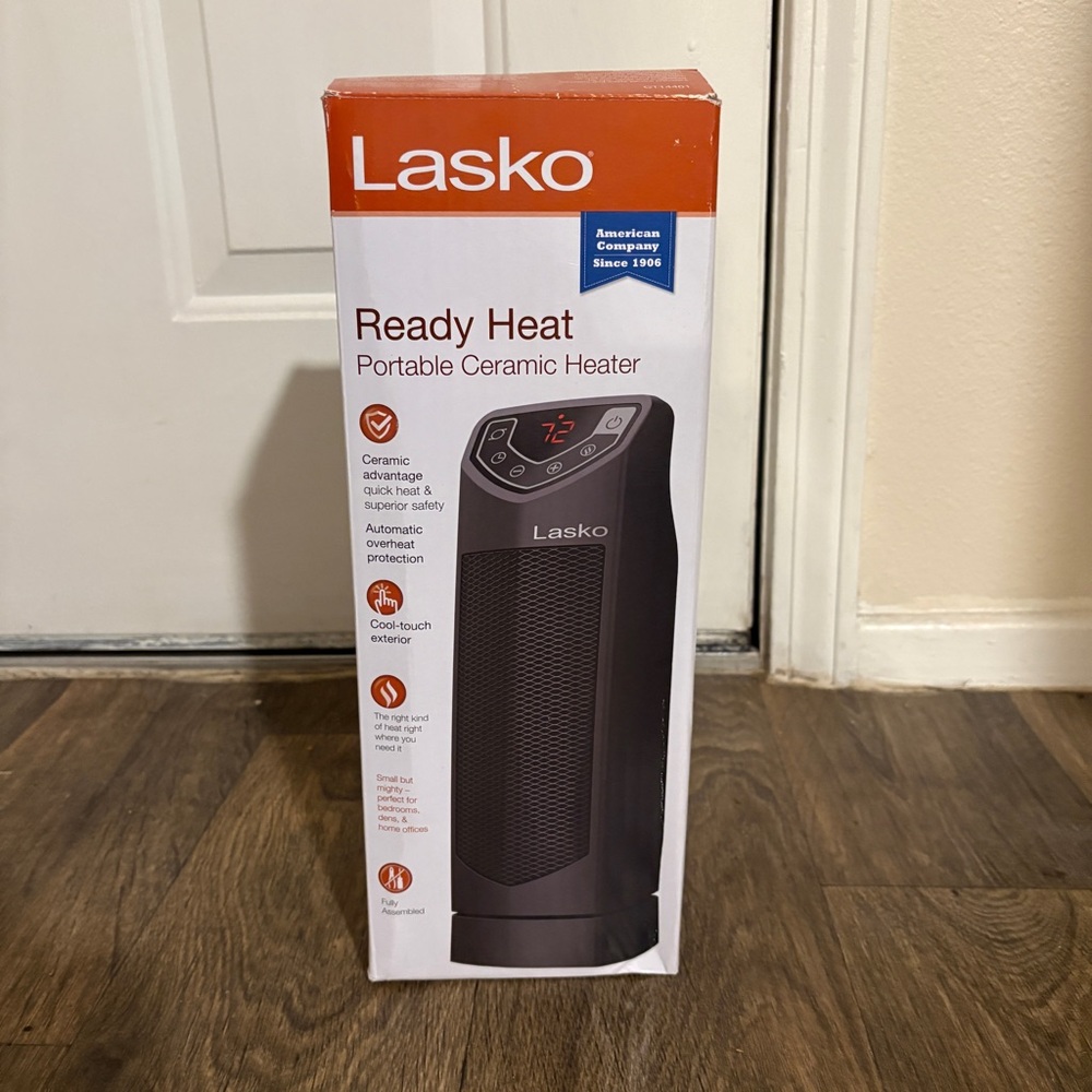 Lasko Black Portable Ceramic Heater